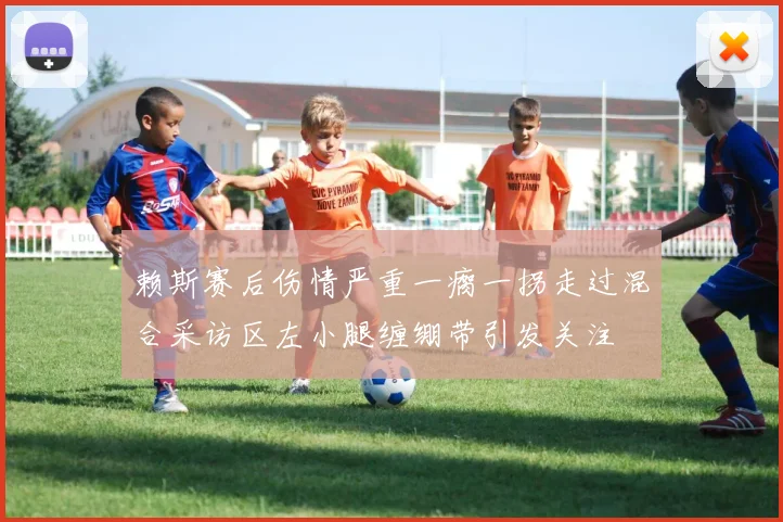 赖斯赛后伤情严重一瘸一拐走过混合采访区左小腿缠绷带引发关注